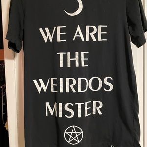 Killstar the craft t shirt black “we are the weirdos mister”